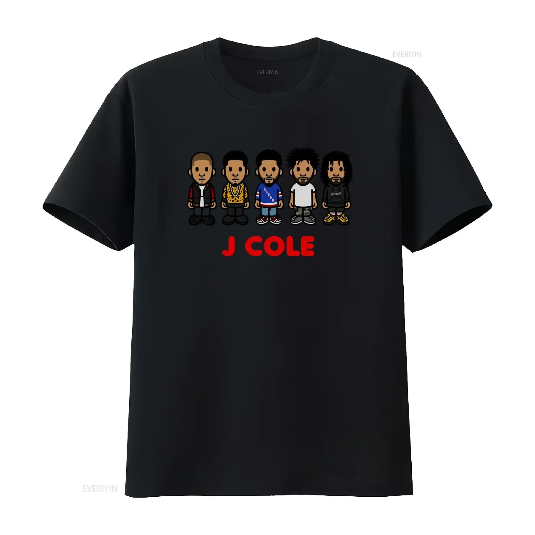 J Cole T Shirt Goat Rapper Middle Child Forest Hill Drives Rap Lover GifT Cool Hip Hop The Come Up vintage Washed Slightly