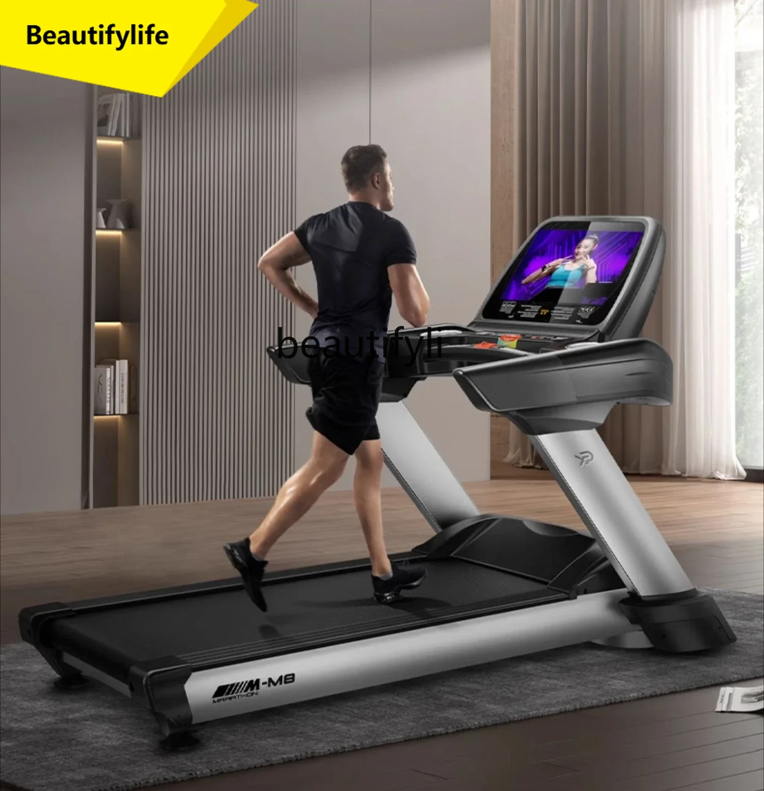 

A49 Treadmill household ultra-quiet shock absorption walking hill climbing machine indoor gym weight loss commercial