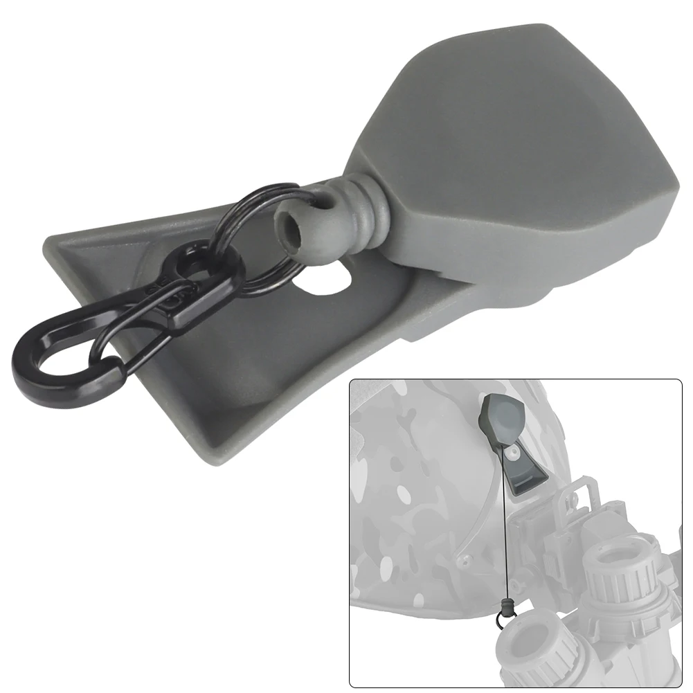 Corda anti-smarrimento Rotazione a 360° Supporto NVG Cordino di sicurezza Occhiali per la visione notturna Corda telescopica anticaduta per modello di visione notturna fissa