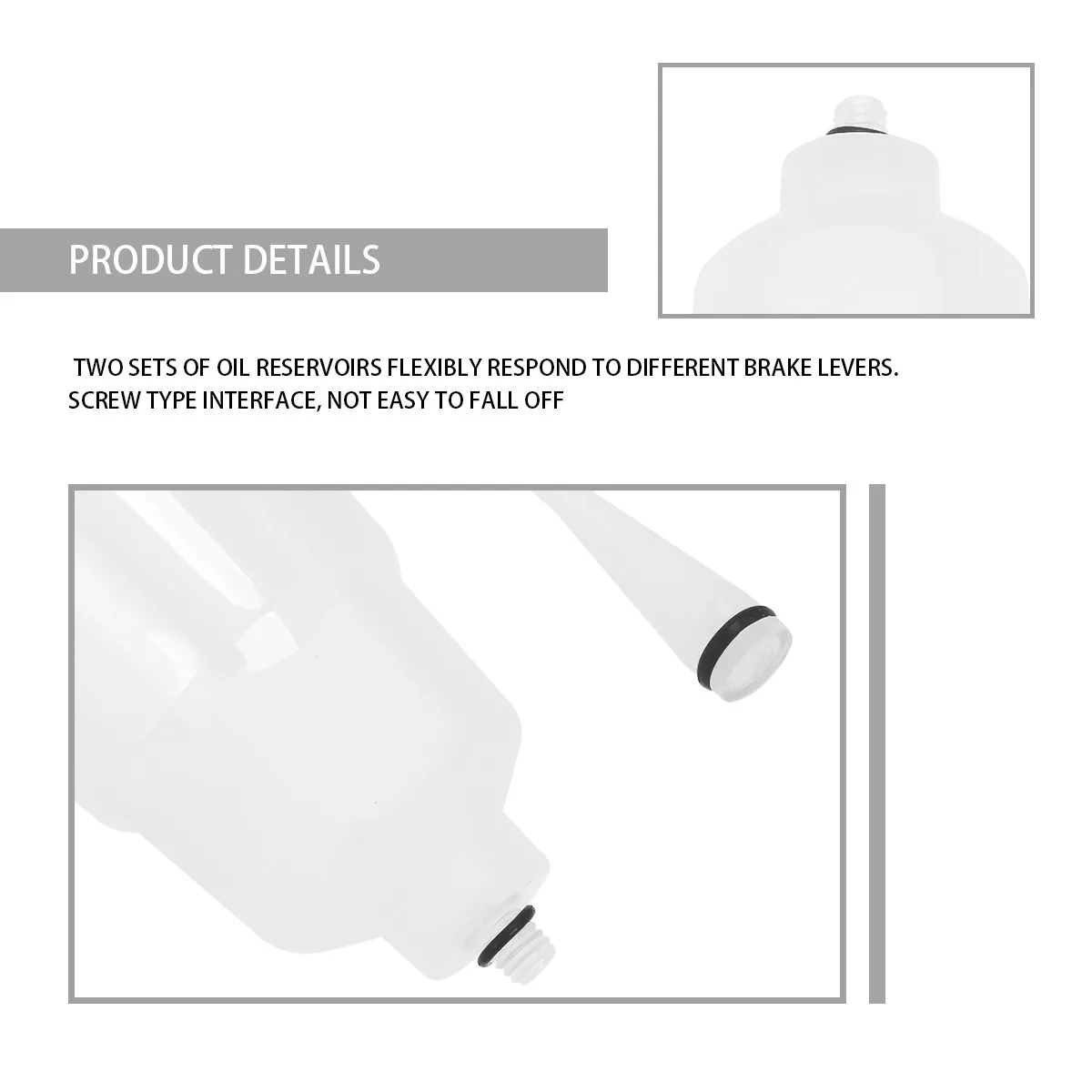 

1 Pair Brake Oil Filling Funnel Professional Brake Oil Refill Tool Screw Interface Compact Road Bike Repair Accessory