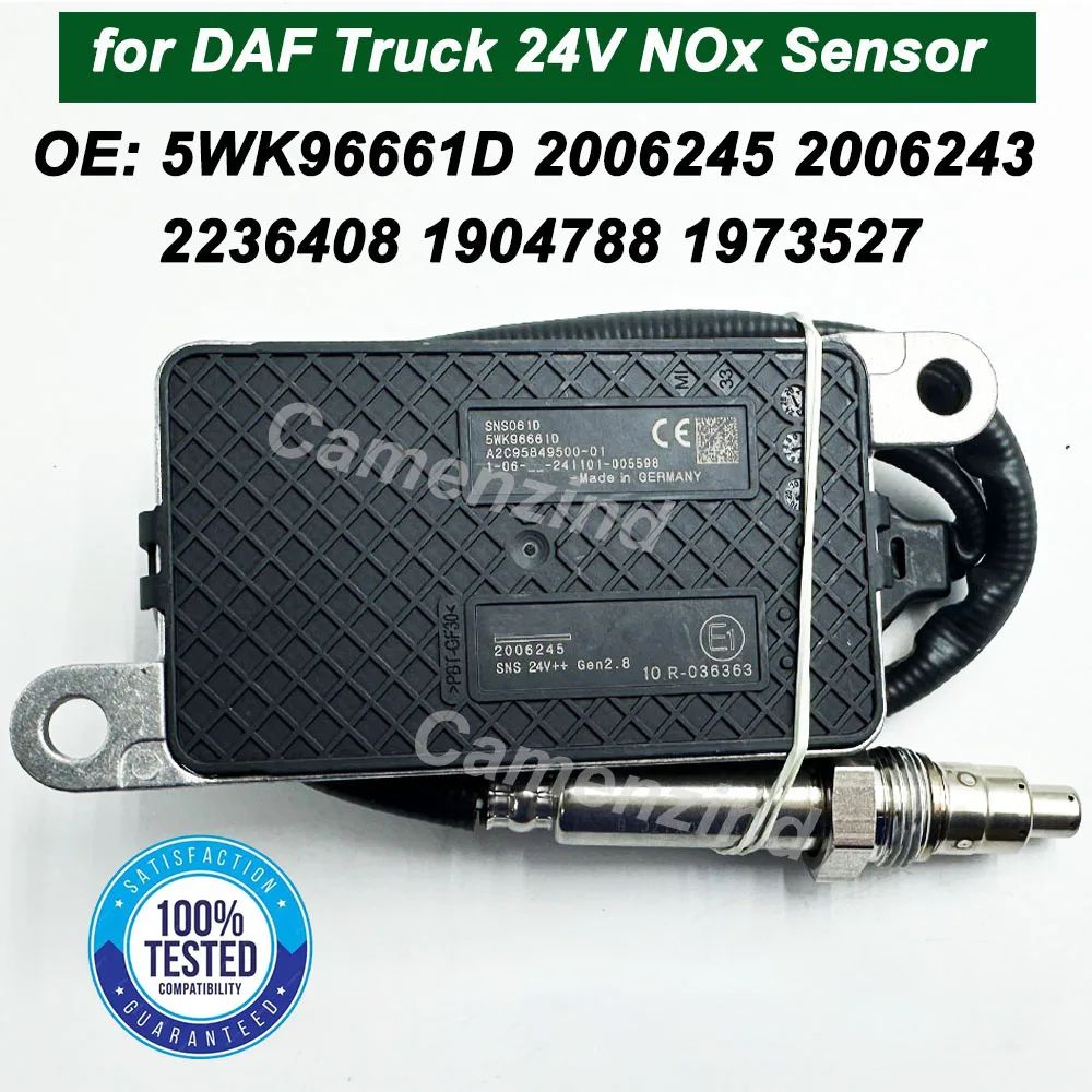 

Высококачественный датчик оксида азота (NOx) 2236408 1936258 5WK96661D 1973525 для грузовиков DAF 24В, гарантия 1 год