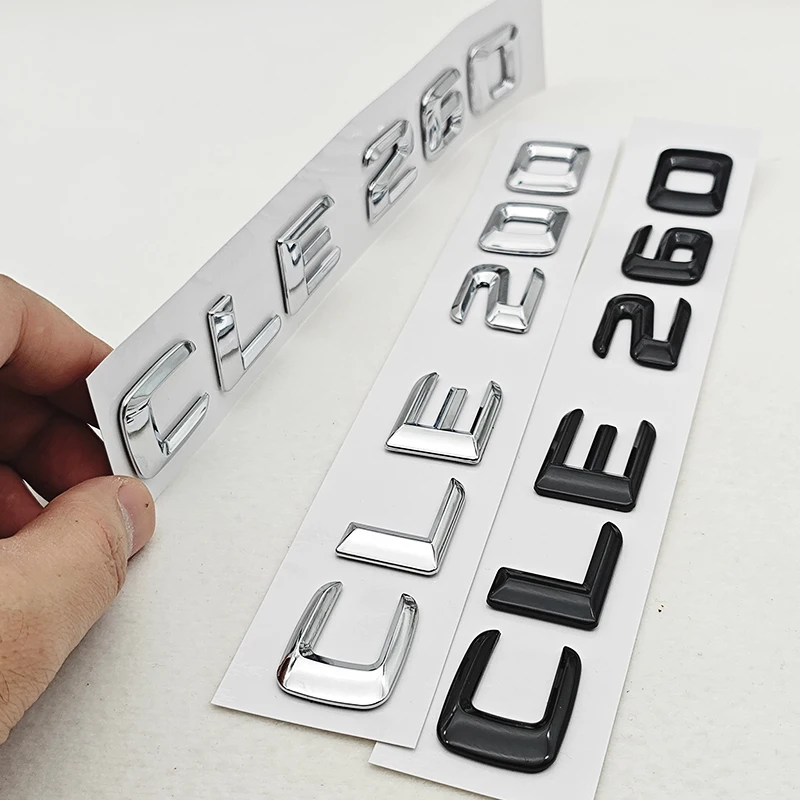 

Premium Auto Trunk Logo Decal Fit Mercedes GLE Class W166 W167 GLE260 GLE400 GLE450 GLE53 GLE63 4Matic Letter Badge Sticker