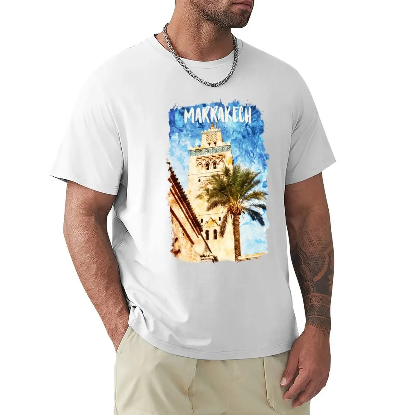 MARRAKECH - MOROCCO T-Shirt for a boy quick drying oversized summer top t shirts men