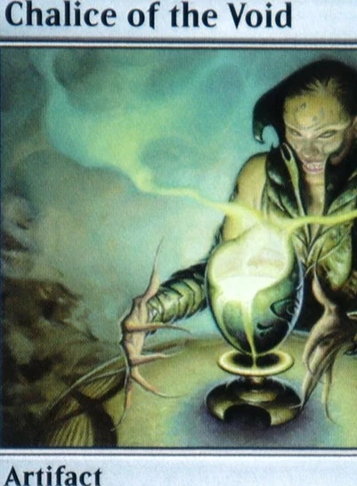 

(Chalice of the Void) TCG Magic Proxy Cards Game Черная Высококачественная прокси-сборная доска для игры Коллекционные карты proxy