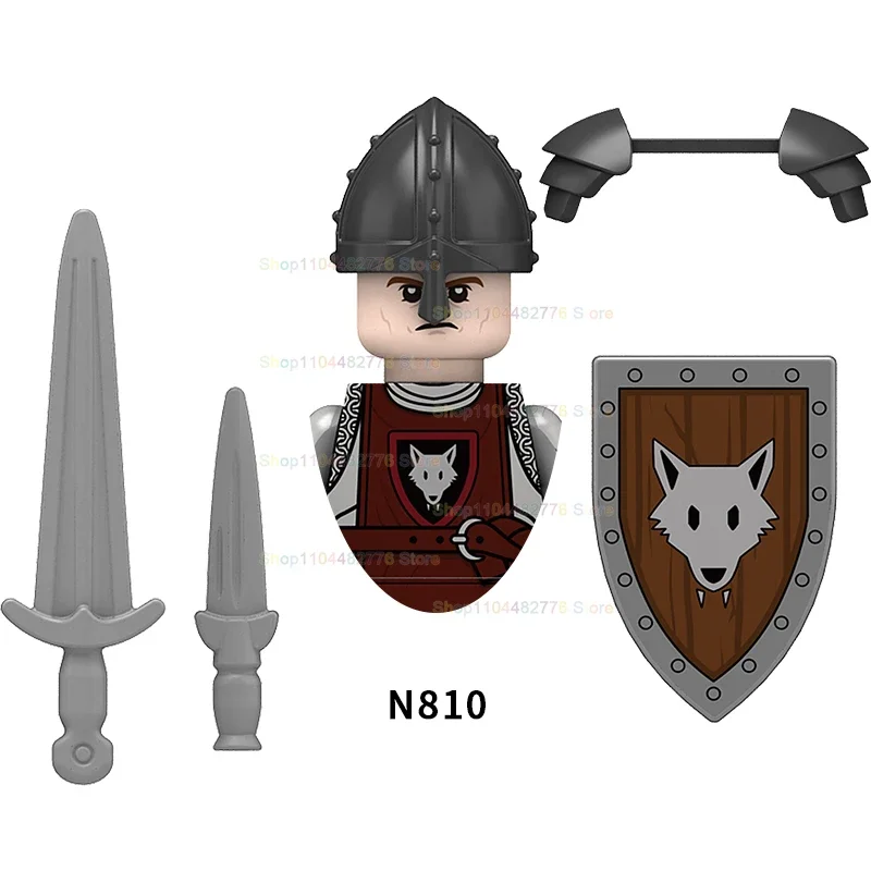 Blocs de construction de soldats de guerre militaire, armes, accessoires de figurines d'action, modèles de jouets pour enfants, cadeaux N605 606 607 608 609 610