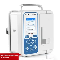 SH-609 Portable Medical Infusion Pump Electronic LCD Real Time Rechargable High-accuracy Volumetric Digital Infusion Pump Device