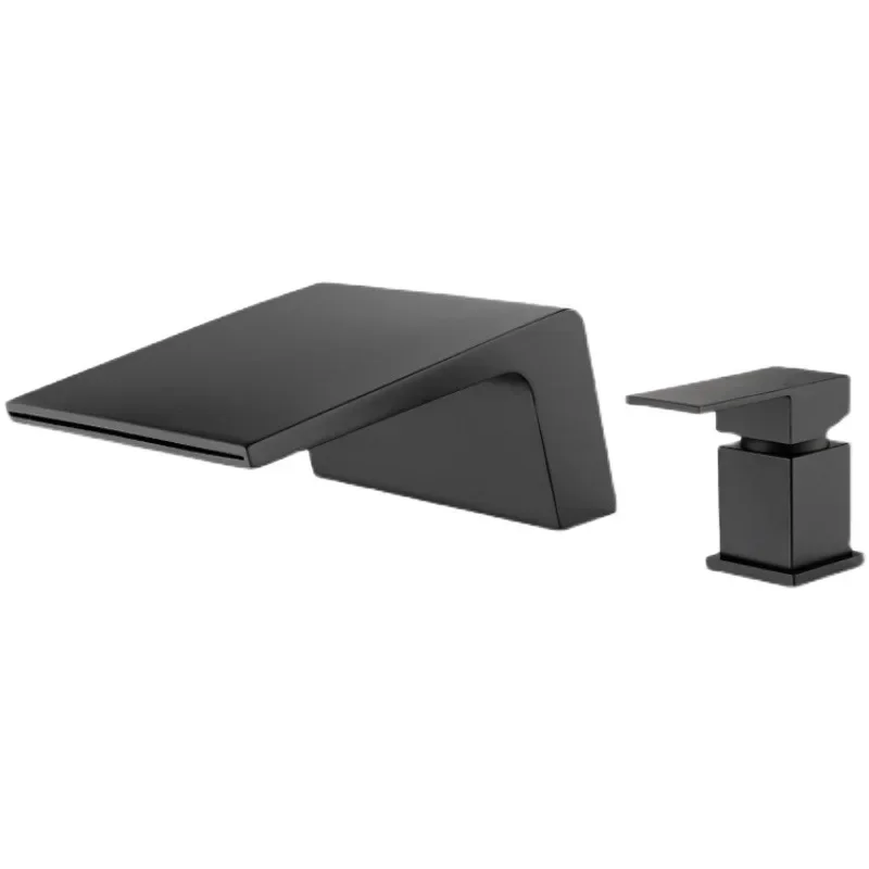 

Ruskin face wash under the counter basin faucet bathroom waterfall large flow faucet double hole hot and cold household