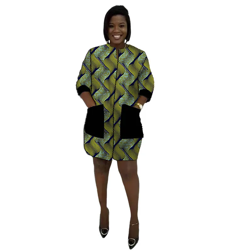Colorful Print Original Design Women\'s Outfit 3/4 Sleeved Tailor Made Patchwork Dress Traditional African Clothing