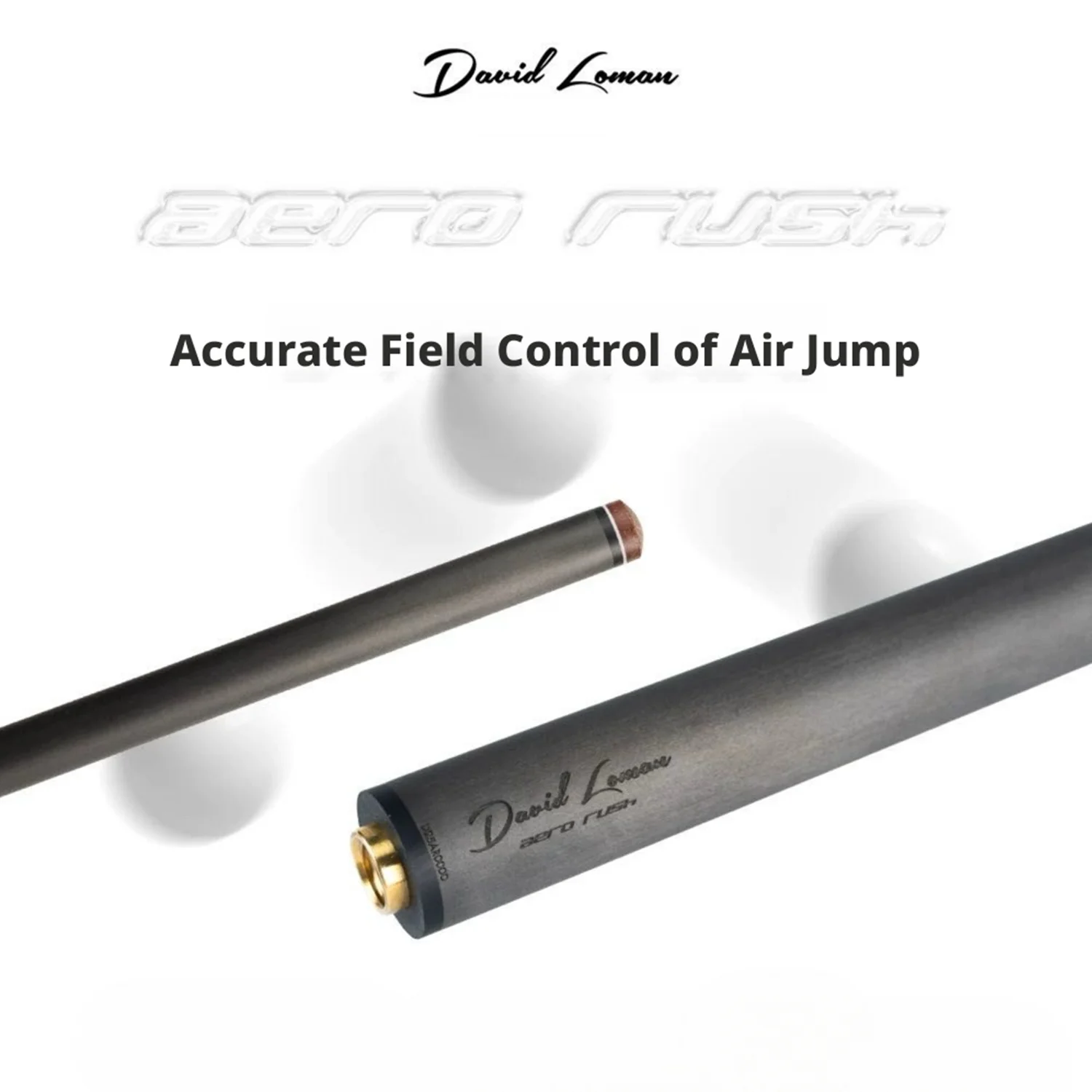 

David Loman carbon fiber jumping cue stick