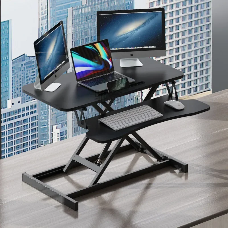 

lifting computer desk can be adjusted to increase the height of the table, the table can be lifted pneumatically, and it can