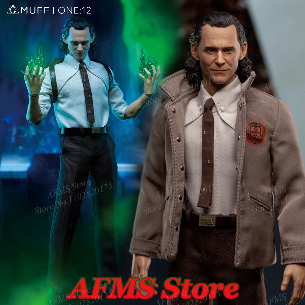 

MUFF TOYS 1/12 MF-02 Scale Collectible Figure Loki Tom Hiddleston The Time Con Troller 6Inch Men Soldier Action Figure Body