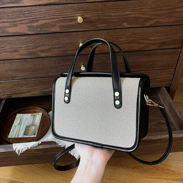 

Новая универсальная женская сумка 2026 года для поездок на работу, винтажная модная вместительная сумка-тоут с высококачественной текстурой, на плечо и через плечо