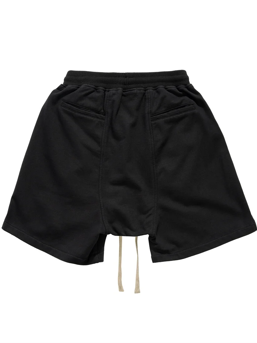 

RO Sle k Брюки с низкой талией и перекрестной талией Five-Quarter Zipper Split Loose Match All orts Мужские повседневные летние orts Faion