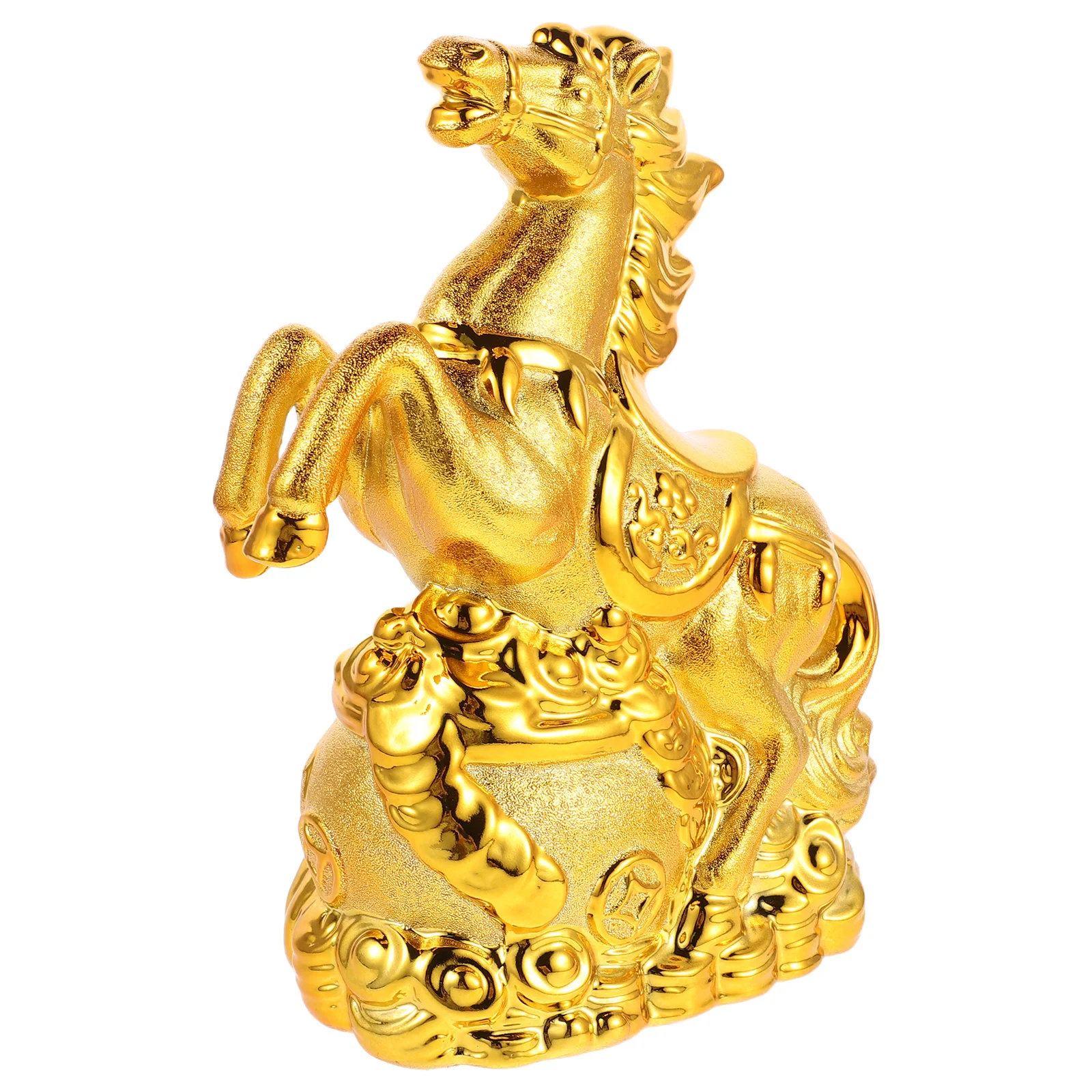 

Ceramic Zodiac Horse Money Bank Artistic Animal Coin Holder Home Desk Savings Pot Decorative Horse Statue Ornament