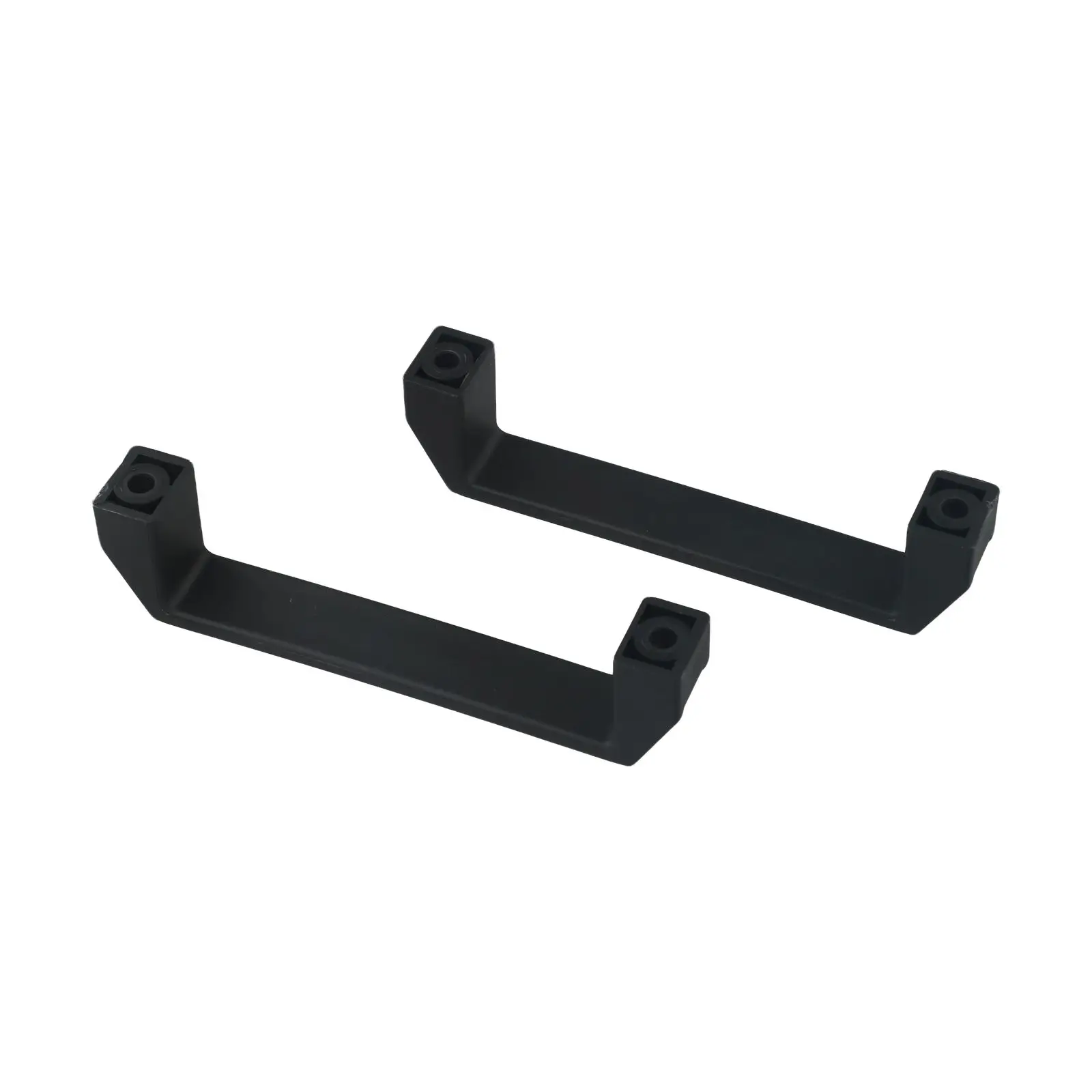 2pcs 두꺼운 나일론 캐비닛 도어 핸들 나일론 플라스틱 90mm 120mm 180mm 블랙 캐비닛 핸들 하드웨어 홈 개선