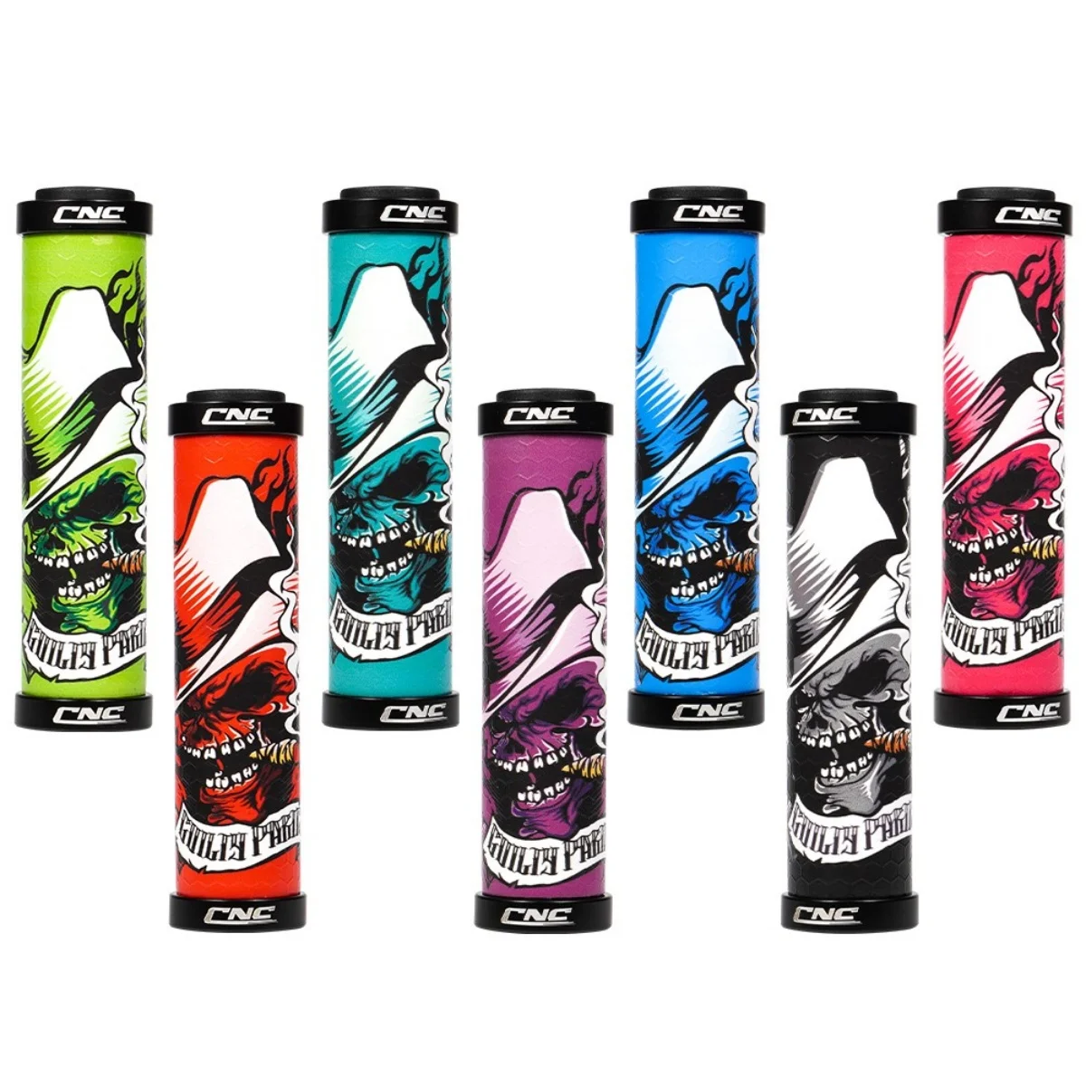 

SUNTNUR 3D Silicone Double Lock On Mtb Handlebar Grips Bike Accessories