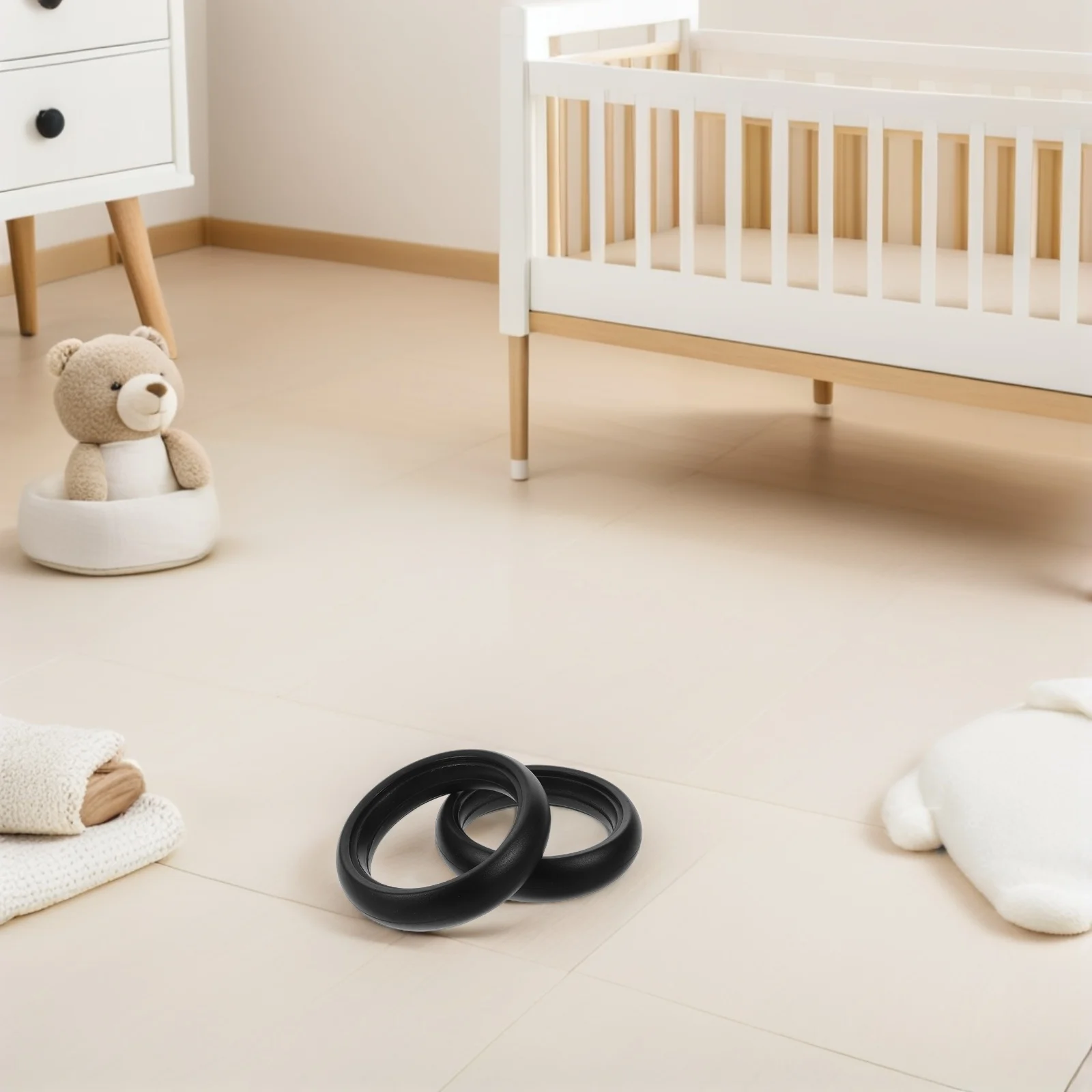 

5-дюймовая сменная шина для детской коляски, гладкая резиновая внешняя шина для детской коляски, колесо спереди и сзади, высокая эластичность