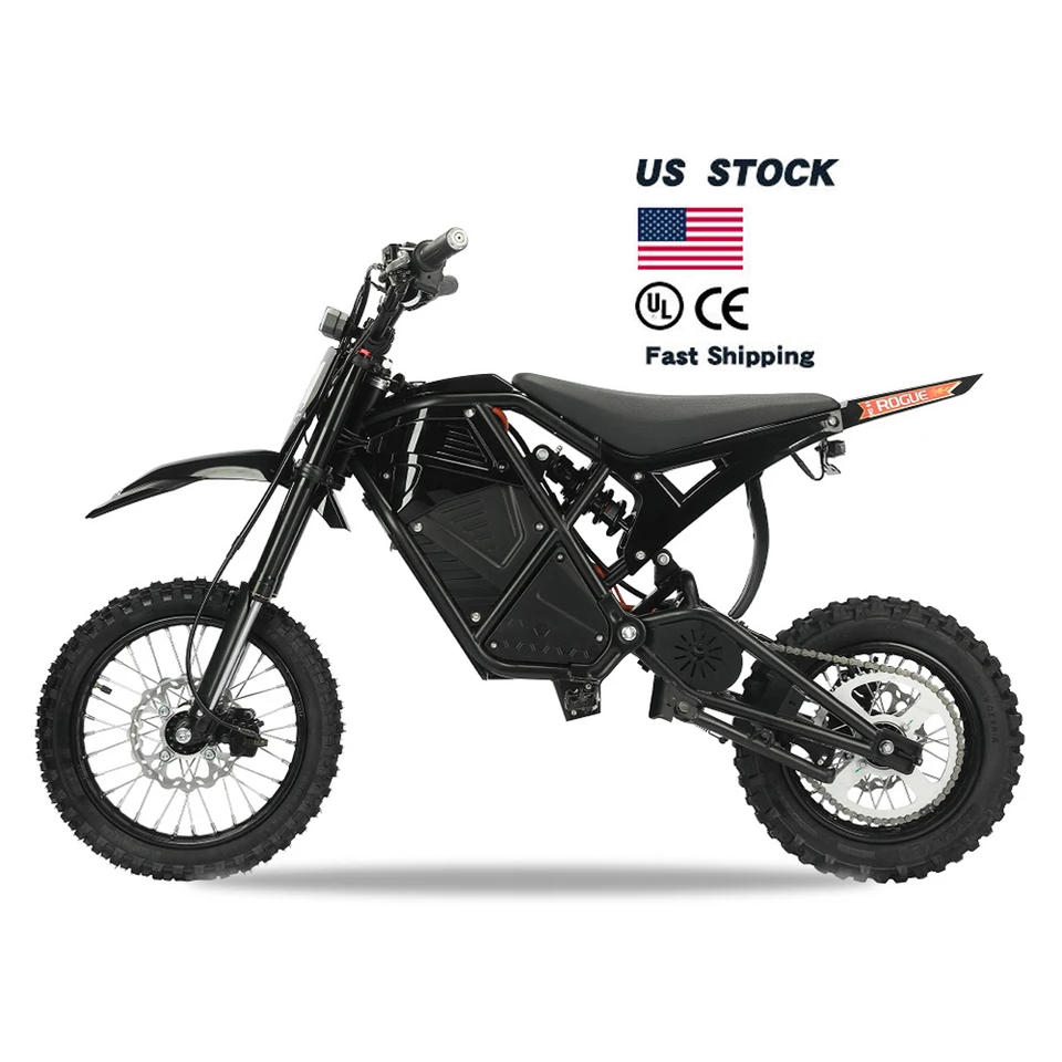 US 3-7 Delivery Electric Motorcycle Dirt Bike 48V Lithium Battery Full Suspension Electric Mountain Bike