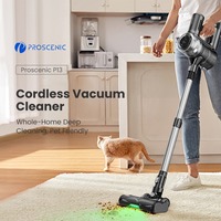 Proscenic 45Kpa Cordless Vacuum Cleaner Powerful Brushless Motor LCD Digital Display Home Upright Lightweight Dust Collector