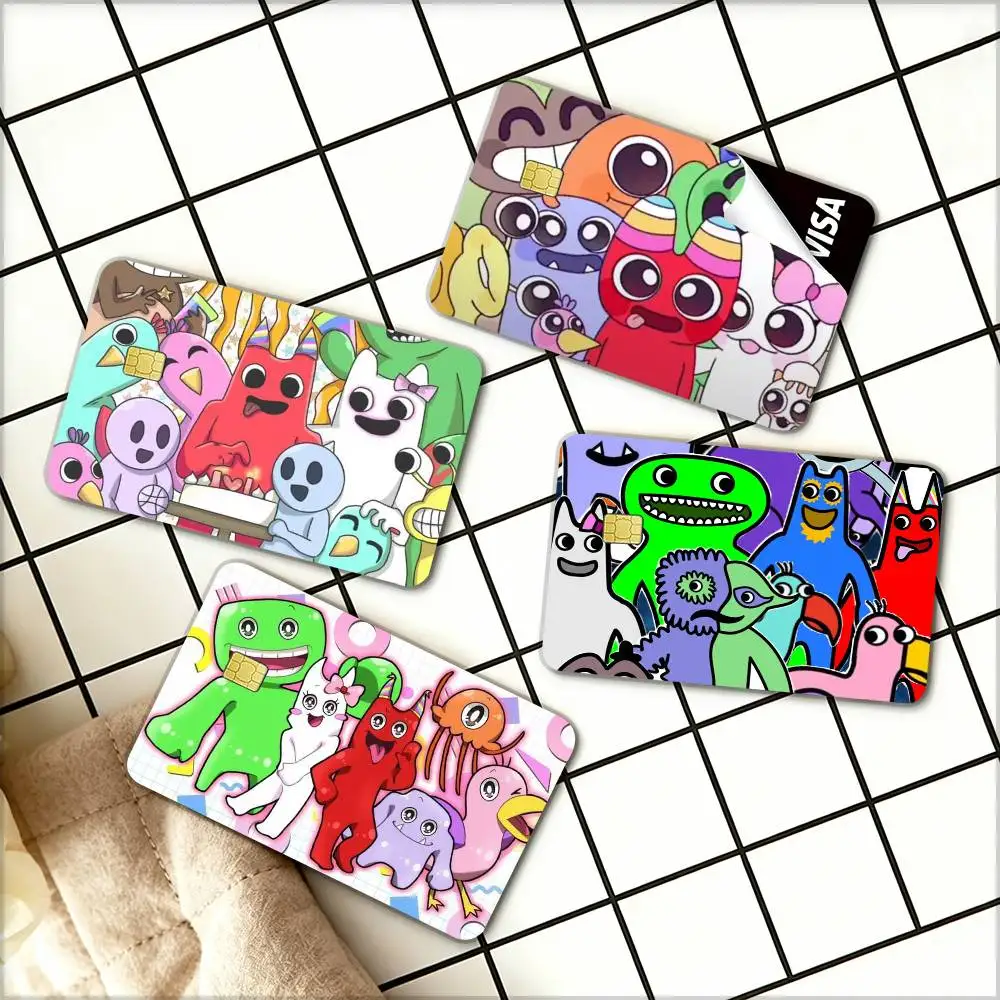

Game G-Garten of B-Banban Waterproof Film Skin Cover Credit Card Stickers Debit Front Bank Bus Pass