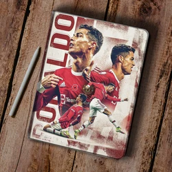 Football Superstar R-Ronaldo Case For iPad 10.2 7th 8th Air 1 2 3 Mini 2 3 5 Case Luxury Silicone For iPad Air 4 iPad Pro11 Case
