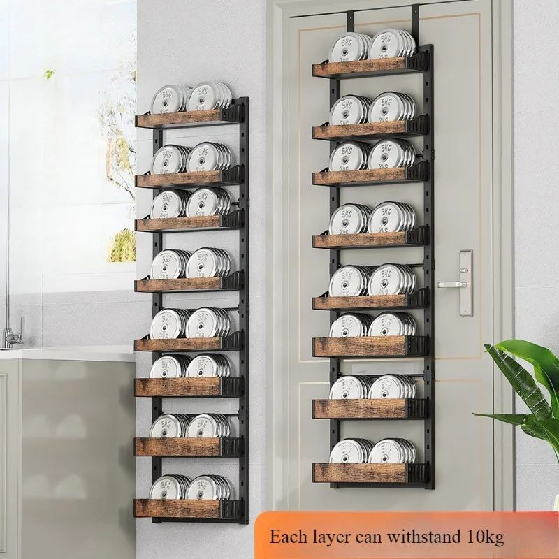 

Non Perforated Door Rear Sorting Rack Household Hanging Door Hanging Basket Wall Hanging Dual-use Door Rear Gap Storage Rack