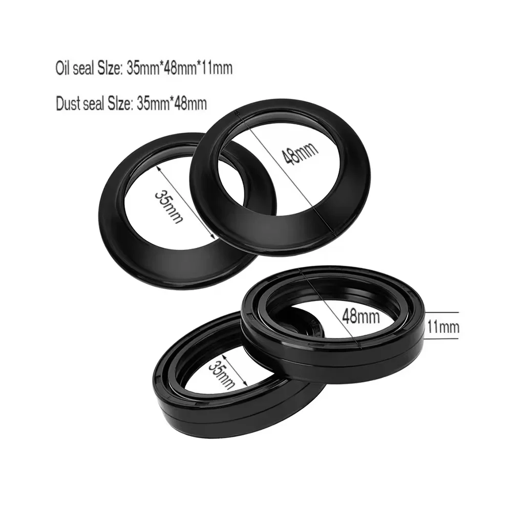 35x48x11 35 48 11 النفط ختم غطاء غبار الجبهة شوكة المثبط لكاواساكي هوندا CBF50 CRM125 XL50 MTX 80 125 NX125 CBF 50 CRM NX 125 #6