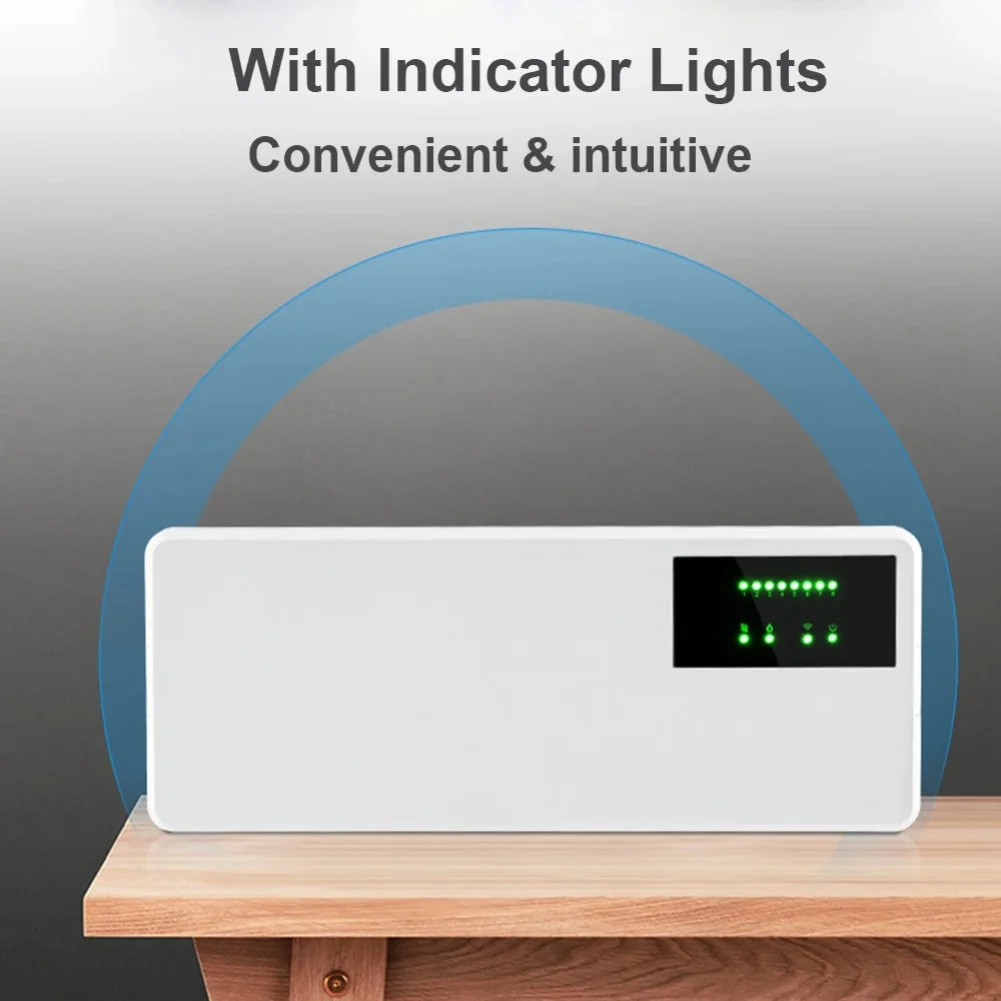1pc 8-Channel Centralized Controller Zone Temperature Management Concentrator Hub Controller For Underfloor Heating Temperature