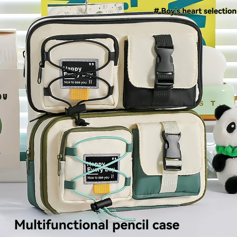 مقلمة كبيرة ذات سعة كبيرة لطلاب المدارس الثانوية وطلاب المدارس الثانوية - مستوى المظهر العالي والشريحة