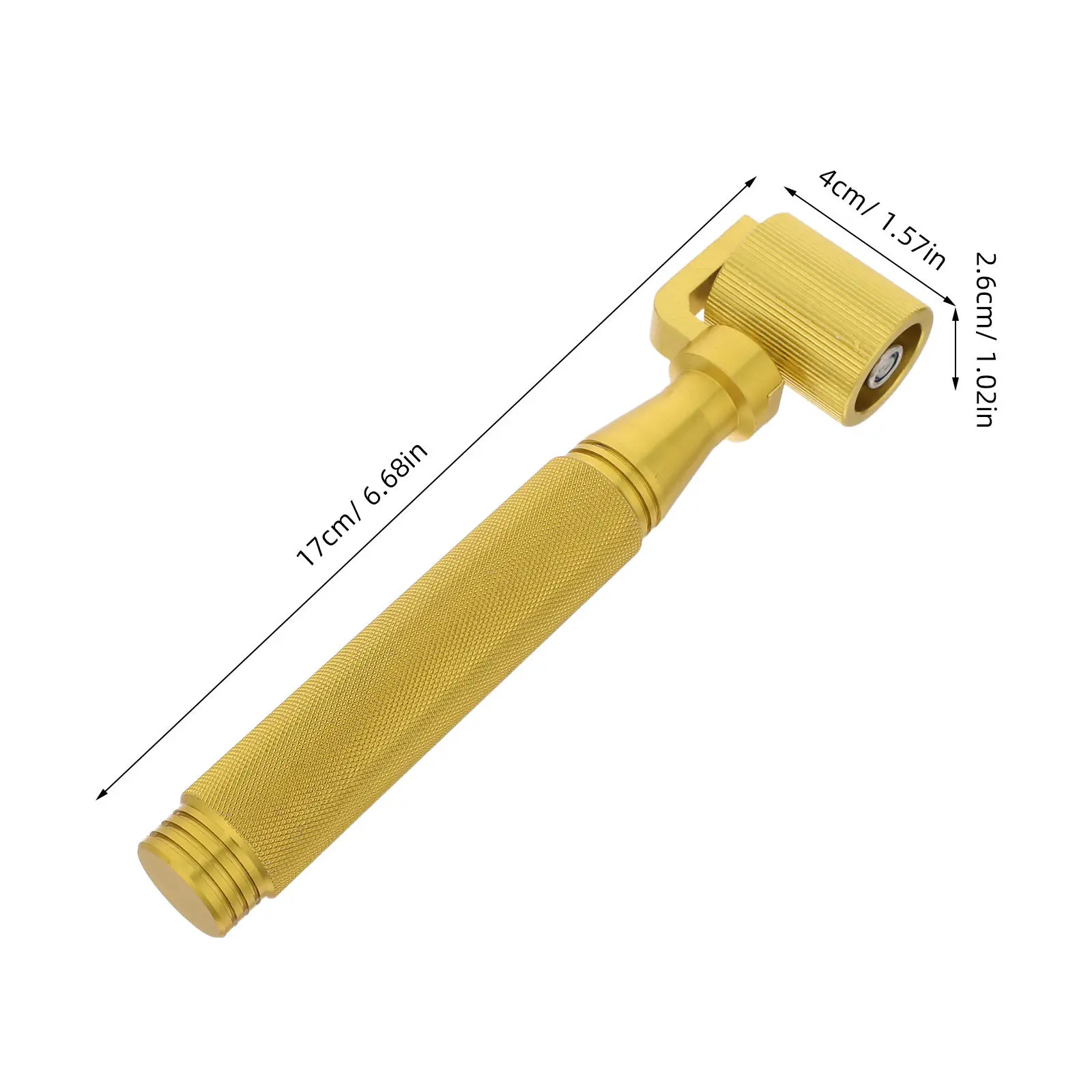 Stainless Steel Wallpaper Seam Roller for Vinyl Wallcovering – Handheld Edge & Corner Pressing Tool, DIY Friendly