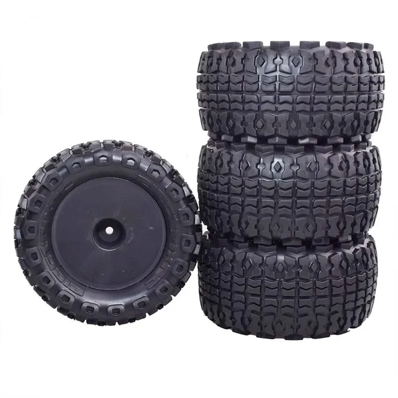 Pneu à pied plus grand de 4 pièces de 102mm pour MJX Hyper Go RC, pièces de rechange de voiture, télécommande à grande vitesse, roue de remplacement pour camion