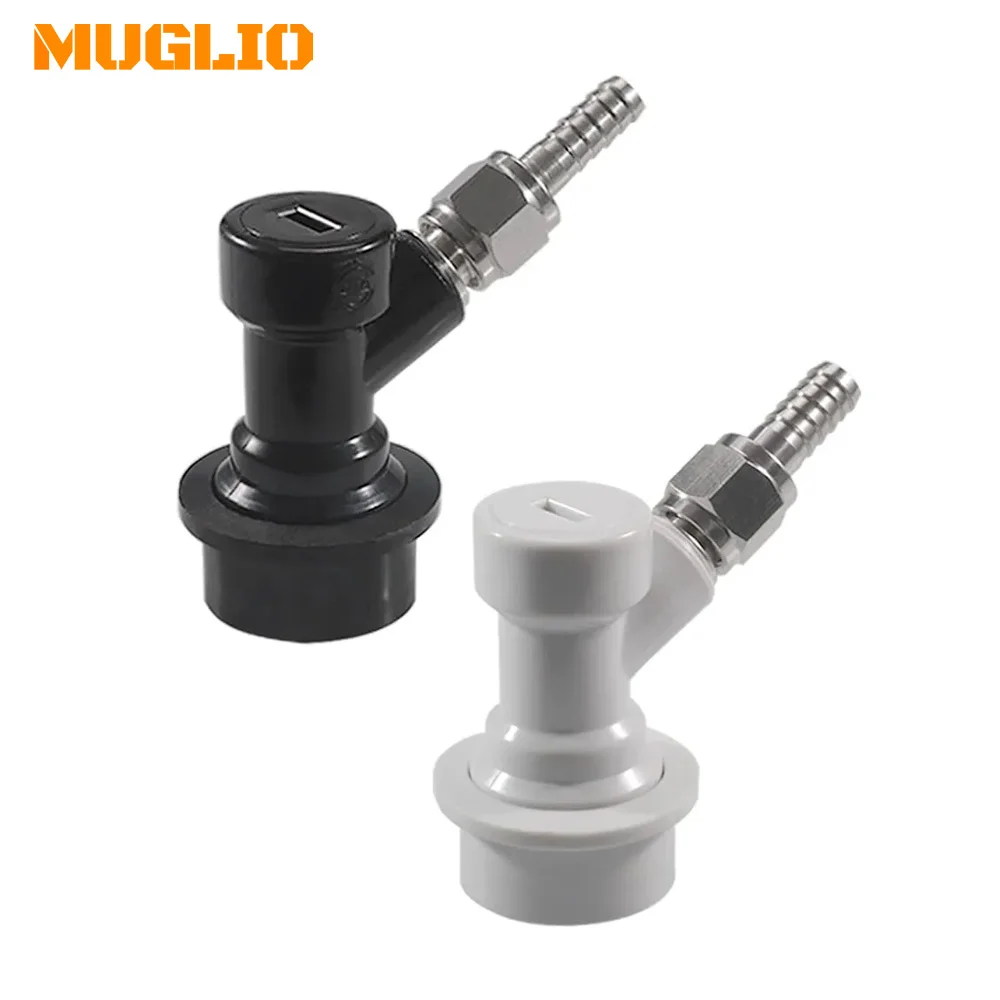 Cornelius Keg Quick Disconnect Ball Lock MFL Dis-Connect Set with Swivel Nuts 5/16 Gas, 1/4 Liquid Barbed by MUGLIO