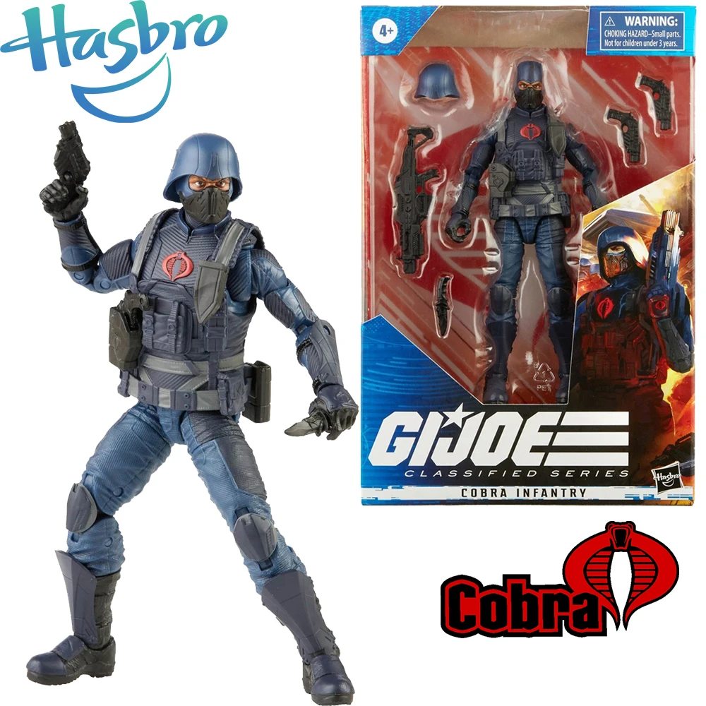 

In Stock Original Hasbro G.i. Joe Classified Series #24 Cobra Infantry Action Figures Collectible Model Toys Gifts for Fans Boys