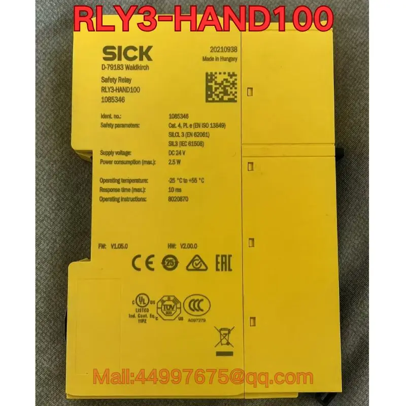 

Brand new RLY3-HAND100 safety relay The latest price in 2025