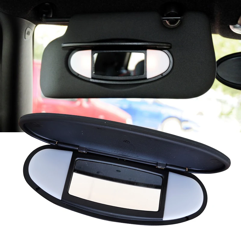 For MINI Cooper S One D JCW Sun Visor Sunshade Panel Housing Vanity Mirror Interior Accessory Cover for R55 R56 R57 R59 R60