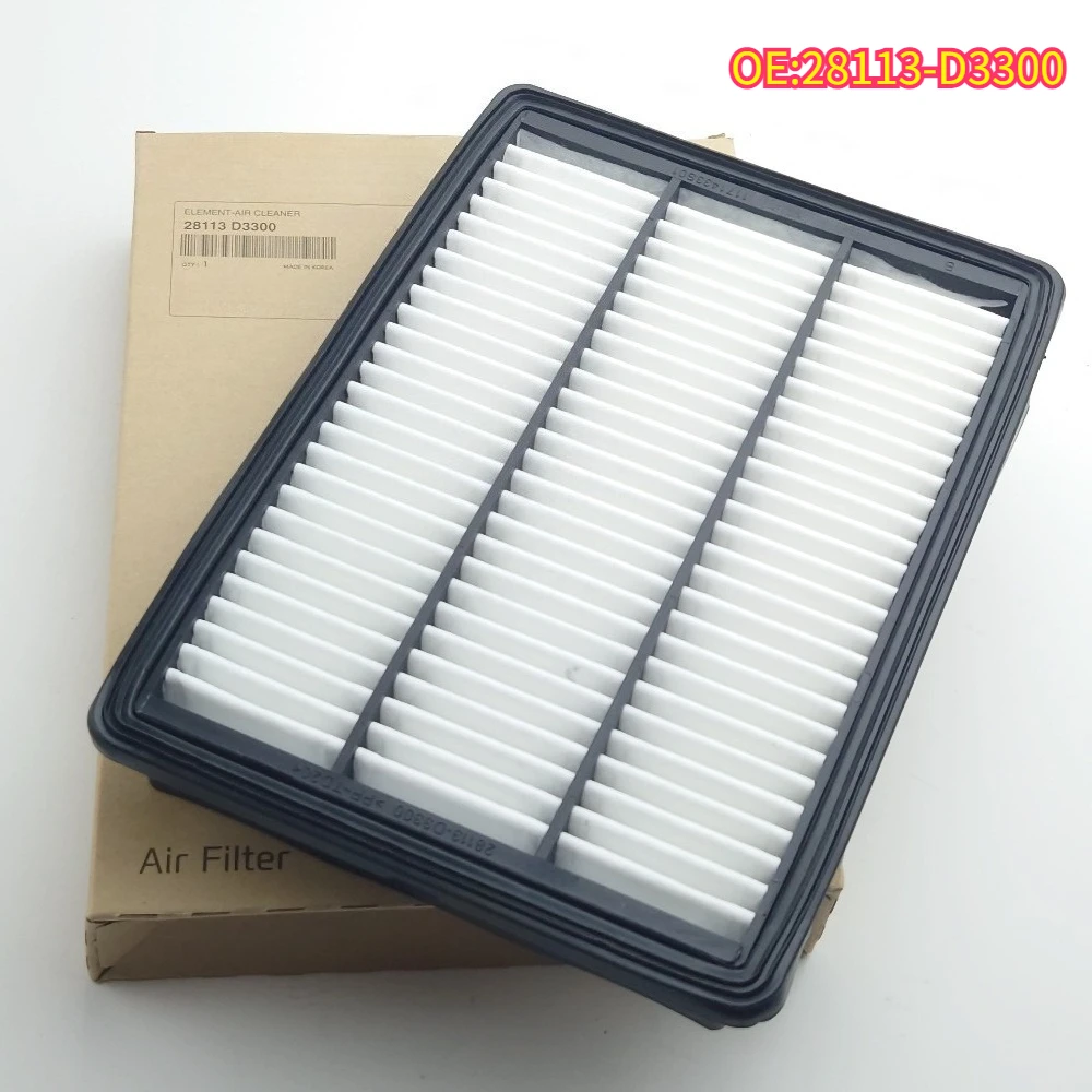 

High quality New For 28113-D3300 Hyundai Tucson KIA Sportage 1.6 GDI 2016-2018 Cars Intake Engine Air Filter Cleaner Element