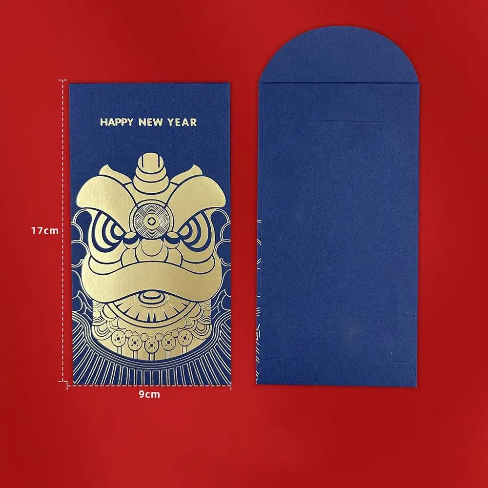 

Chinese Style Dragon Year Red Envelope Funny Stamping Gold New Year Money Red Envelope Festive Hongbao Lucky Money Bag Wedding