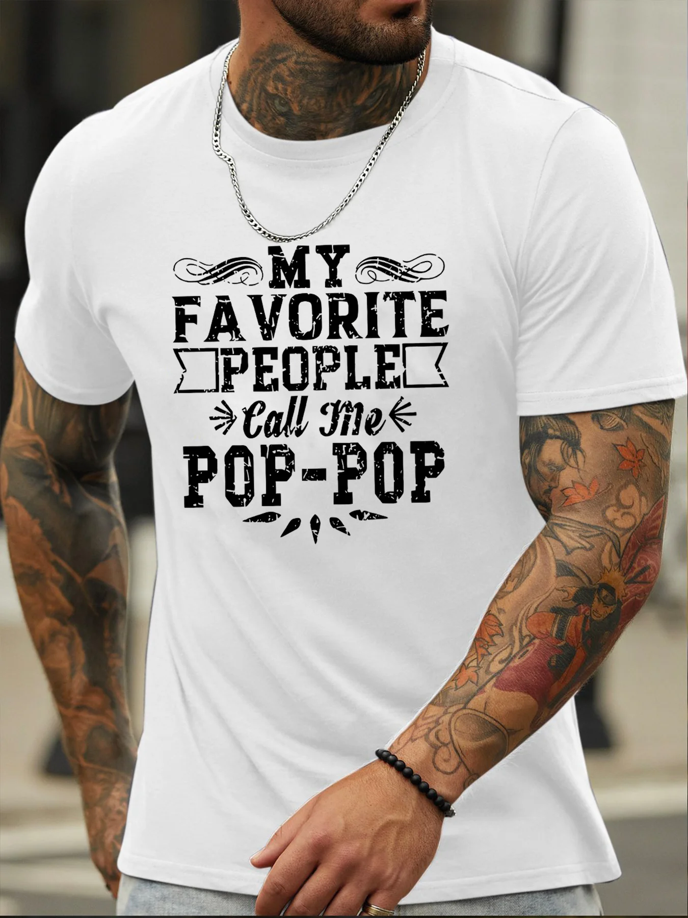 My Favorite People Calls Me Pop-pop T-Shirt 100% Cotton O-Neck Short Sleeve Summer Casual Mens T-shirt Streetwear