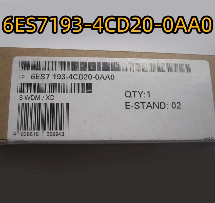 

New 6ES7193-4CD20-0AA0 6ES7 193-4CD20-0AA0 terminal module One-year warranty Fast delivery