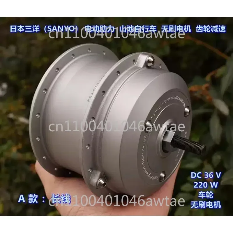Electric Assist Mountain Bike Motor Brushless Wheel One-way Clutch Gear Reduction Japan 36V 250W