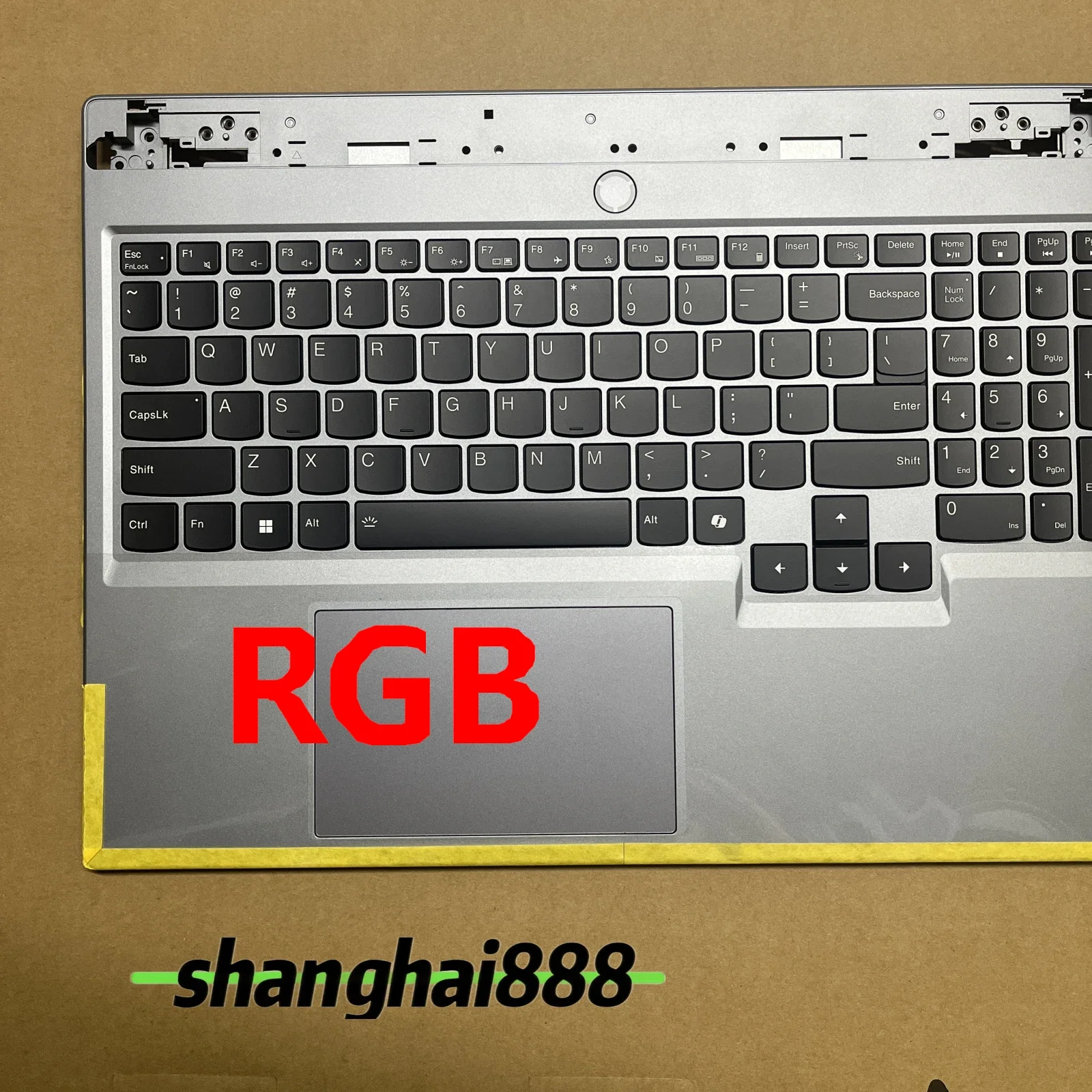 New for Legion 5 16IRX9 Palmrest C-Cover with Keyboard Touchpad White Backlight 5CB1P55134