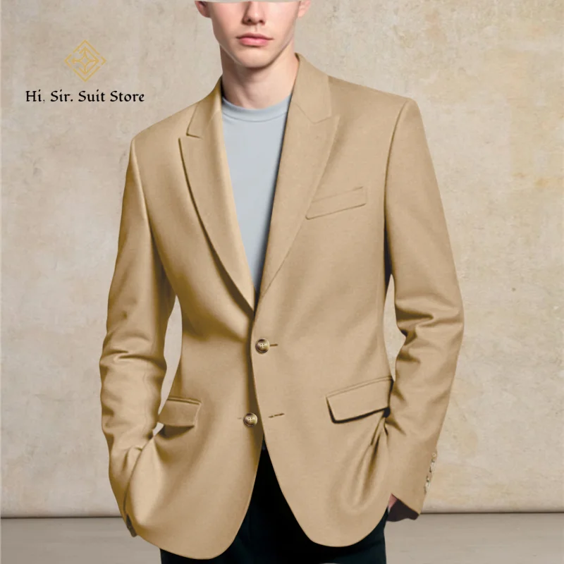 سترات بدلة رجالي أنيقة كاجوال بثلاثة أزرار بقصة ضيقة تناسب معطف منفصل معاطف رياضية مع جيوب لحفلات الزفاف والحفلات الراقصة