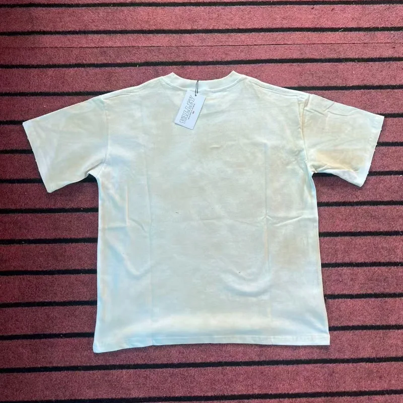 تيشيرتات VALLEY Bee Print للرجال والنساء 1:1 أفضل جودة من القطن الخالص باللون الأبيض