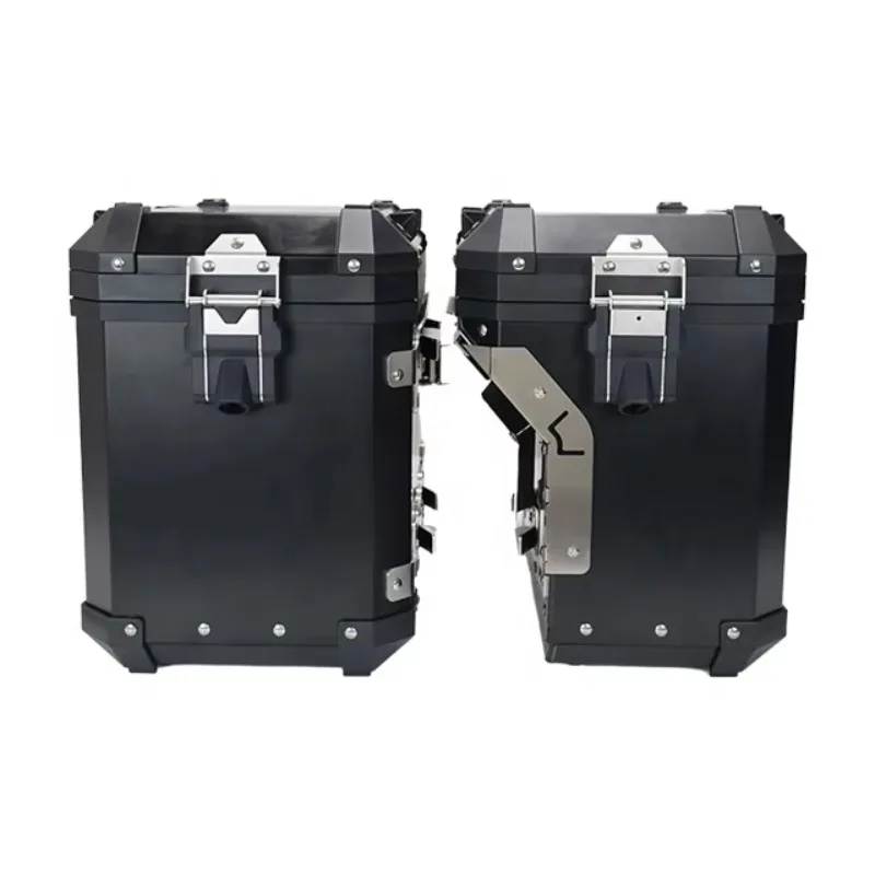 

Motorcycle Exhausted Side Pannier Box Aluminium Alloy Maxi Scooter Motor Motorbike case Baggage Luggage for Ducati MTS950MTS1260