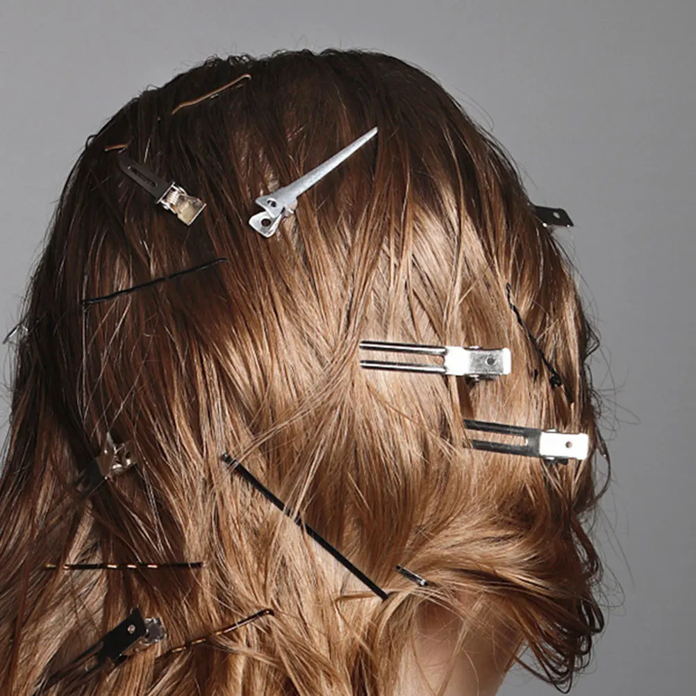 

35Pcs Metal Alligator Hair Clips Non Slip for Styling Sectioning Salon Hairdresser Barber Professional Accessories