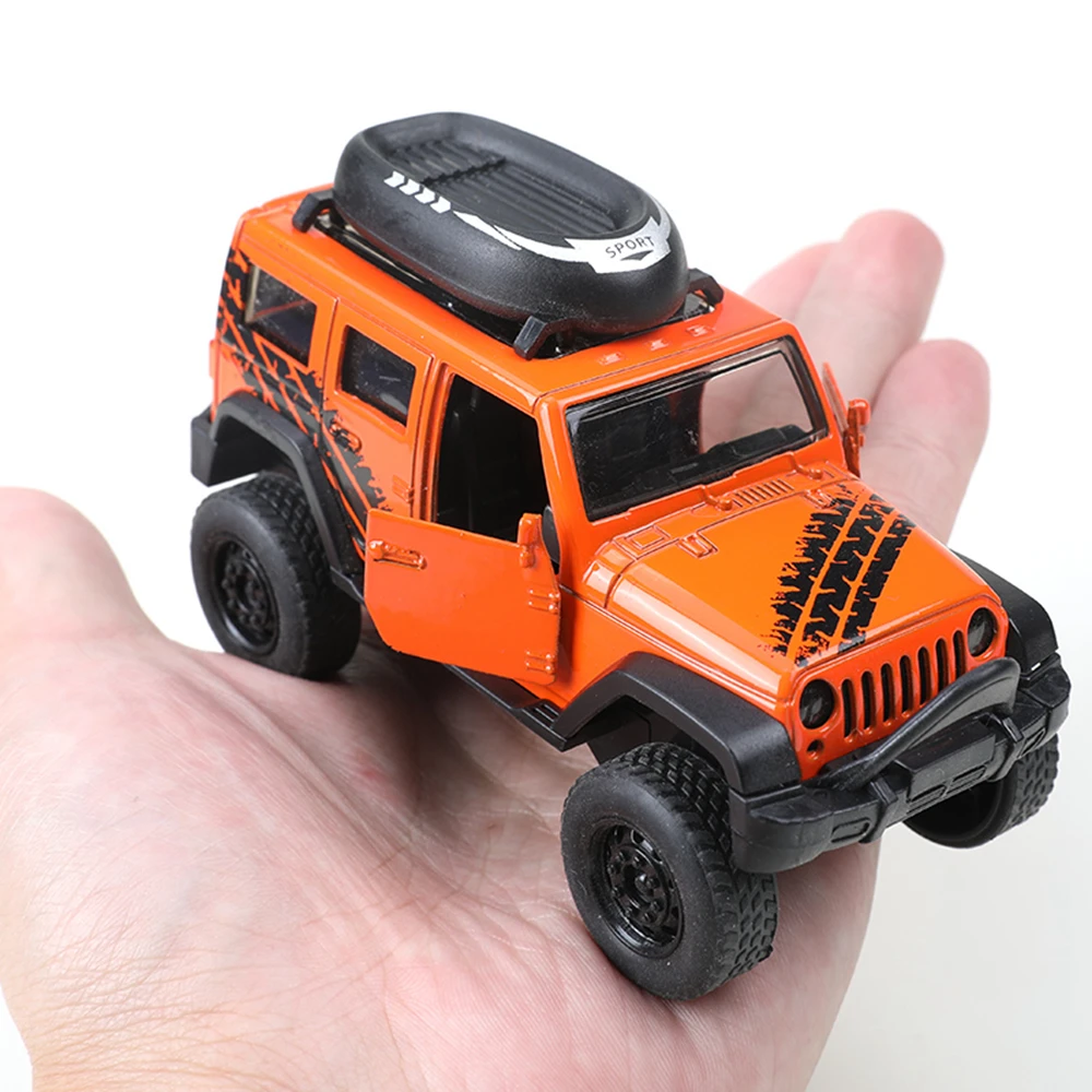 Alloy off-road car model, door opening, children\'s toy car, boy\'s cake decoration