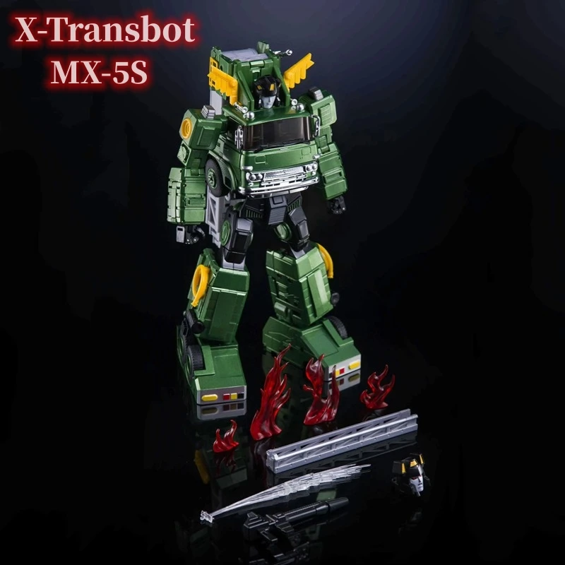 X-transbots-figura de acción transformable MX-5S MX-VS, figura de acción de Dante de cristal destrozado, MX-5, Inferno