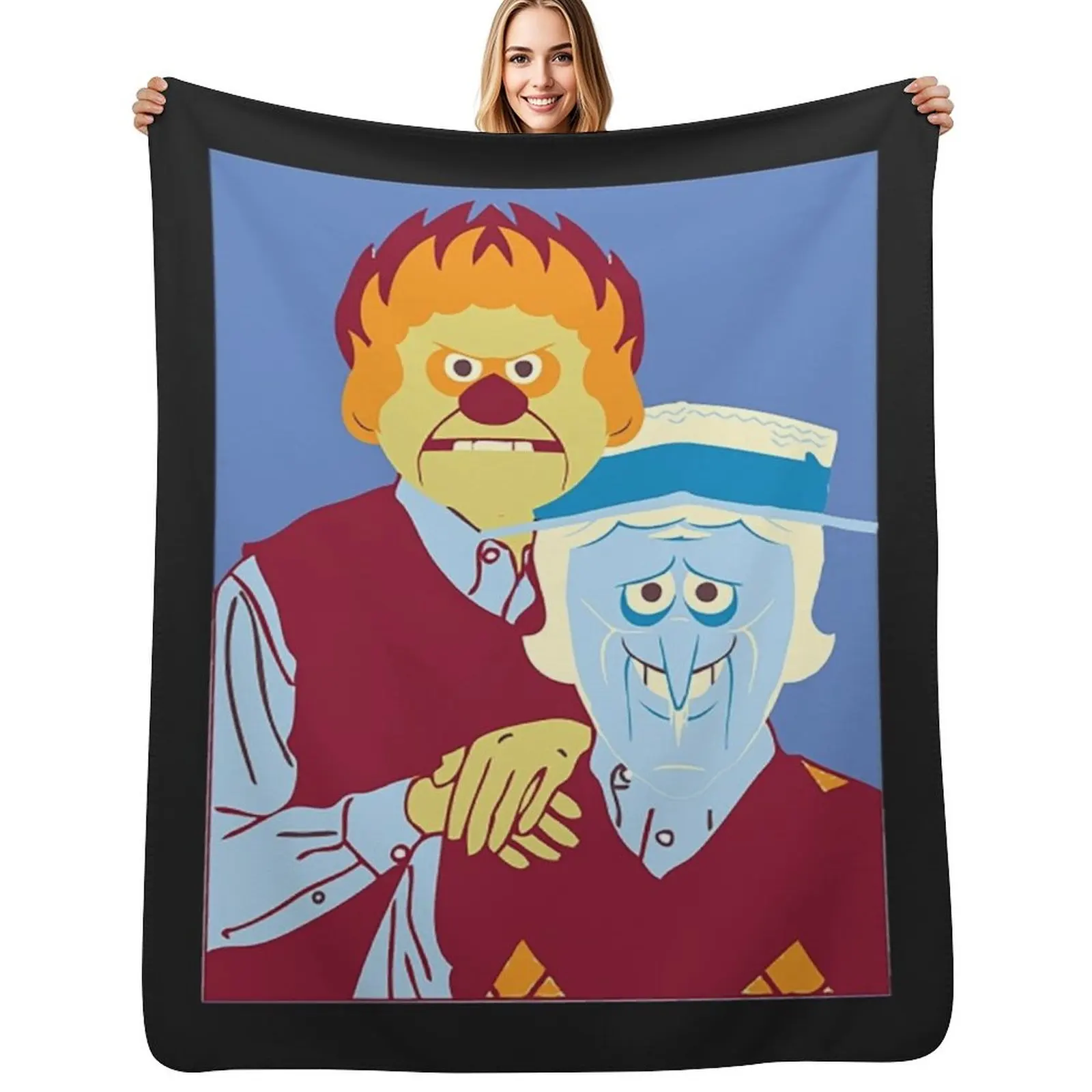 

Snow Miser T-Shirtsnow and heat miser brothers Throw Blanket Polar Blankets For Sofas Decorative Throw Blanket