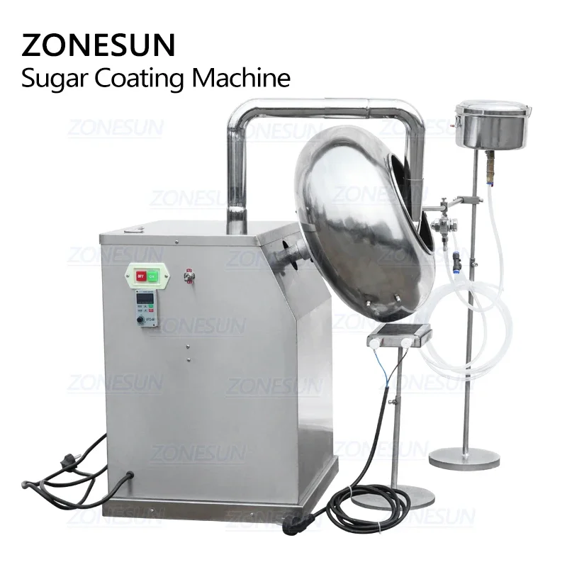 Candyland BY-300 Machine de revêtement de sucre de chocolat d'arachide Machine de revêtement de bonbons d'acier inoxydable