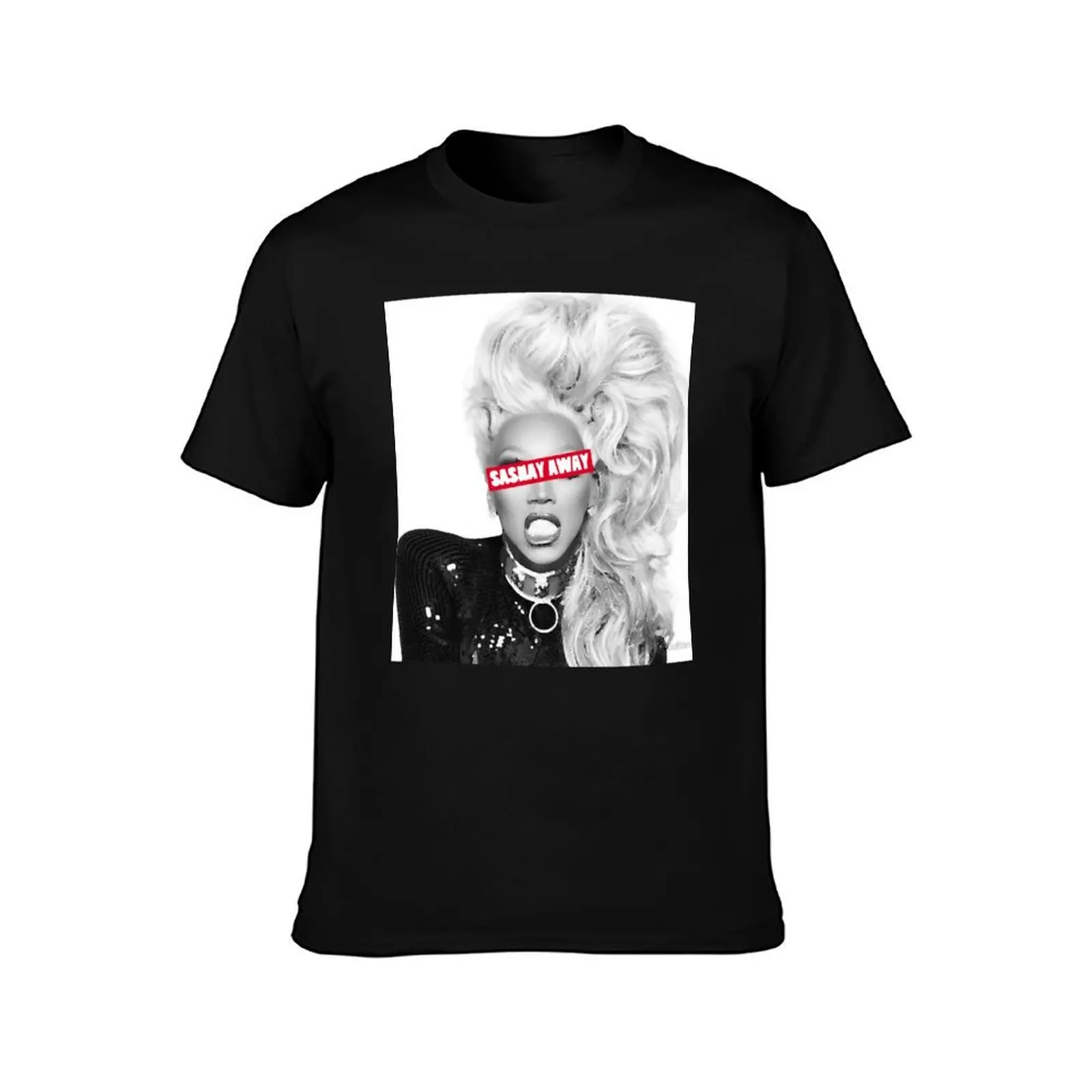 RuPaul Sashay Away Classic T-Shirt, Summer Casual Cotton Tee, Oversized Streetwear Tops, Vintage Graphic Print, Unisex Men Women